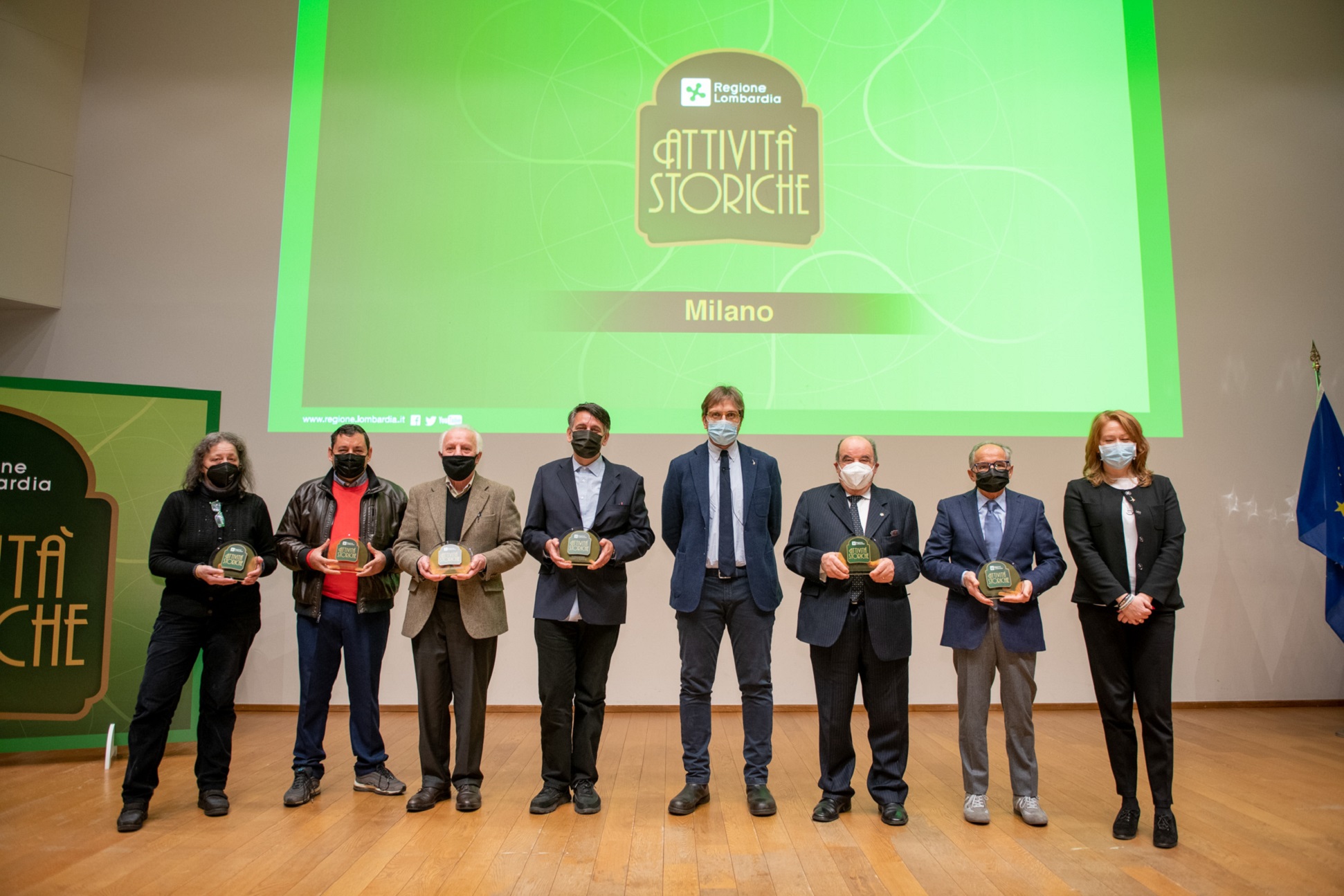 Premiazione attività storiche premiati Milano
