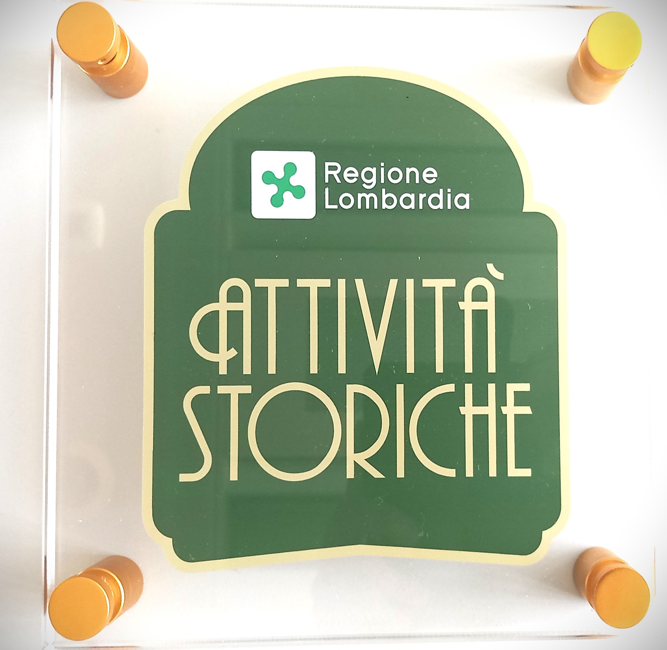 Immagine targa premiazione Attività Storiche 2024